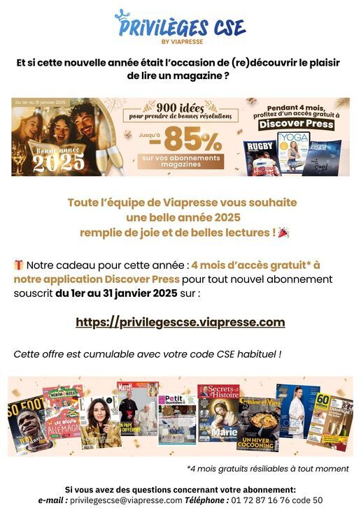 VIAPRESS JUSQU'A 85% DE REDUCTION