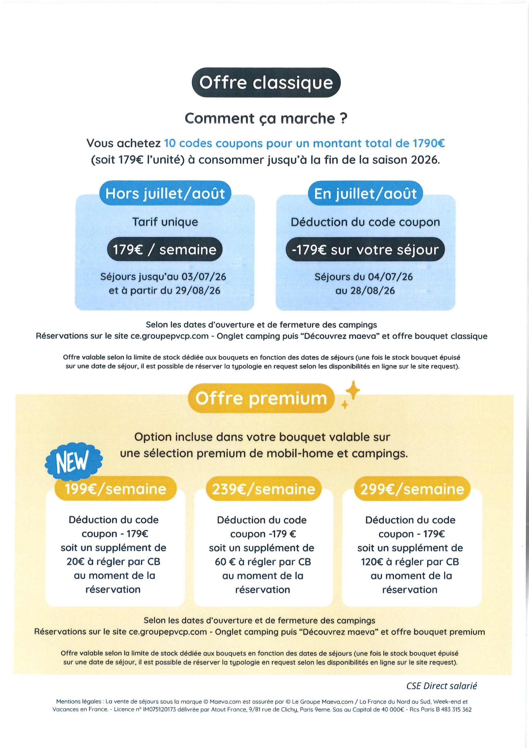 Offre MAEVA