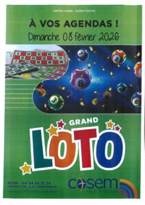 Grand LOTO du CO.S.E.M le 08 Février 2026