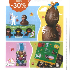 JUSQU'À -30% DE REMISE - CHOCOLATS DE PÂQUES
